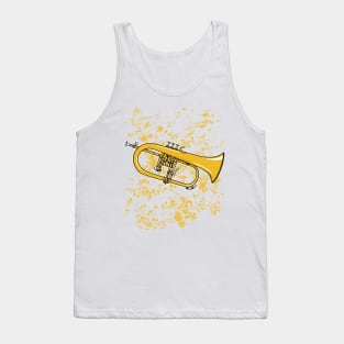 Flugelhorn Teacher Hornist Brass Musician Tank Top